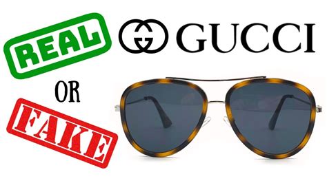 occhiali gucci nerifalsi|How To Identify Authentic Gucci Glasses .